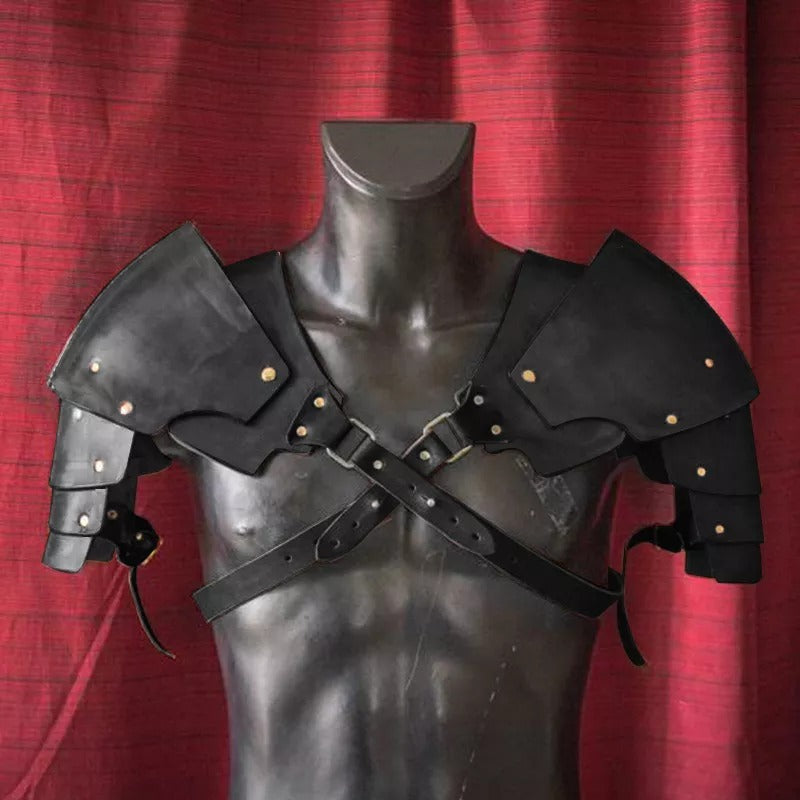 Stage Performance Retro Medieval Nordic Knight COSPLAY Armor Shoulder Pad