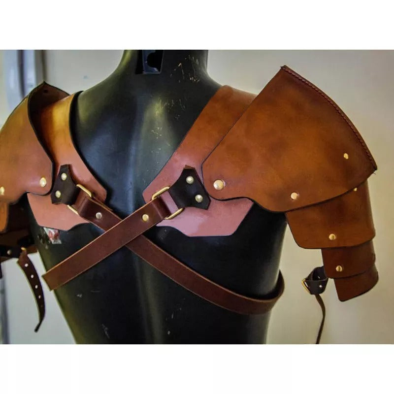 Stage Performance Retro Medieval Nordic Knight COSPLAY Armor Shoulder Pad