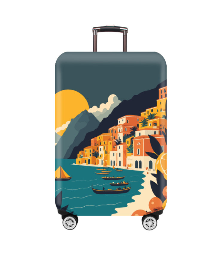 Thin Luggage Protective Cover Wear-resistant Elastic Case Cover
