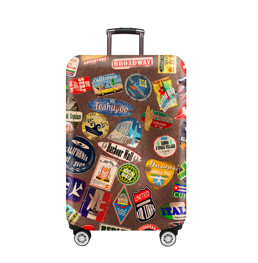 Thin Luggage Protective Cover Wear-resistant Elastic Case Cover