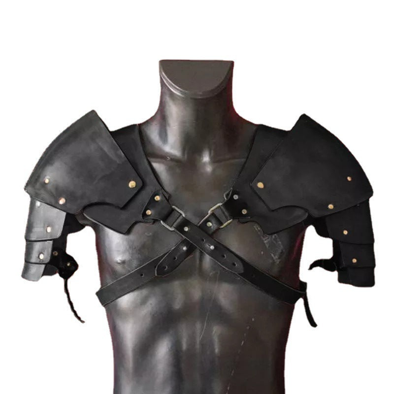 Stage Performance Retro Medieval Nordic Knight COSPLAY Armor Shoulder Pad