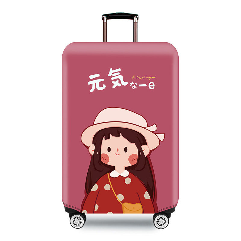 Thin Luggage Protective Cover Wear-resistant Elastic Case Cover