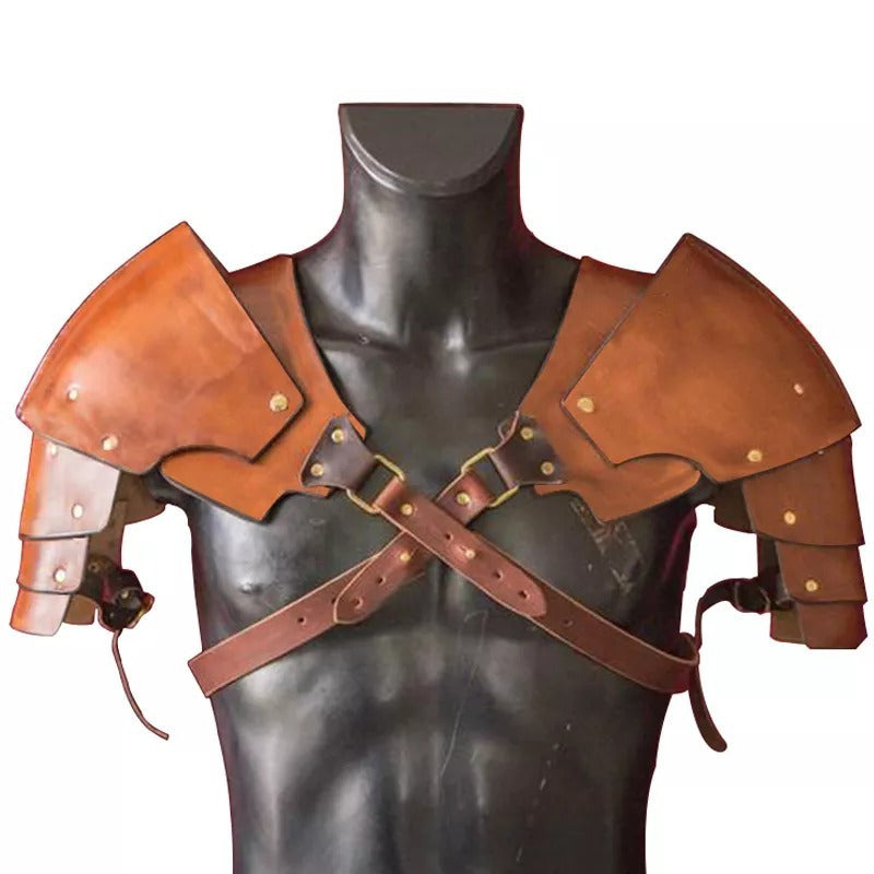 Stage Performance Retro Medieval Nordic Knight COSPLAY Armor Shoulder Pad
