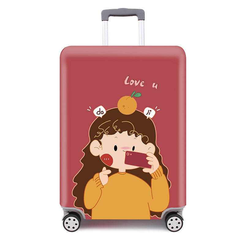 Thin Luggage Protective Cover Wear-resistant Elastic Case Cover