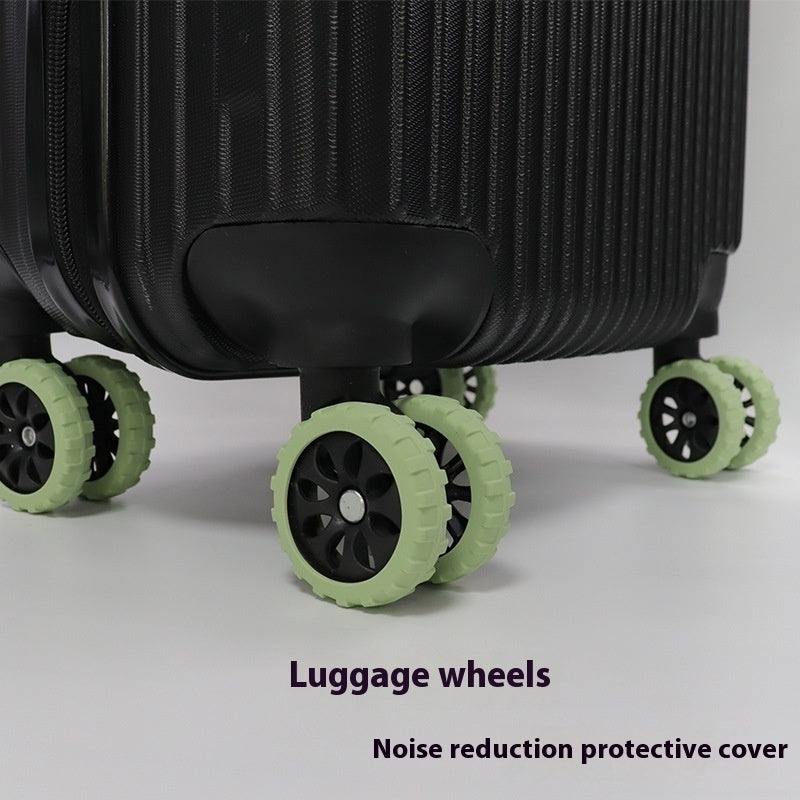 Noise Reduction Universal Wheel Mute Silicone Luggage Wheel Protective Cover
